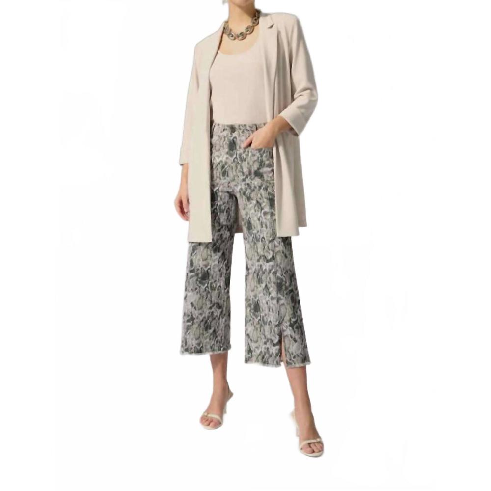 NEW JOSEPH RIBKOFF culotte trousers in python